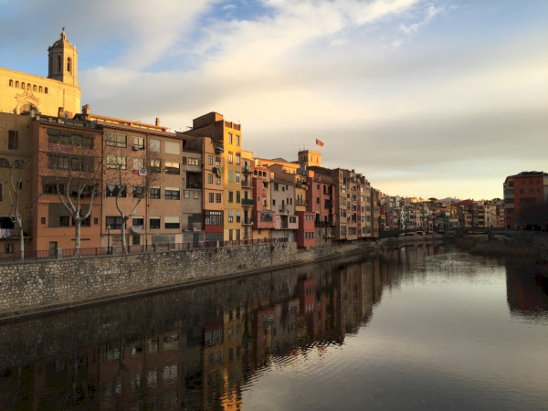 Girona historischen Altstadt und Kathedrale