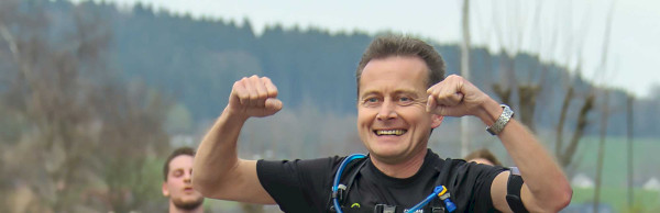 Reiner Heske beim Aggerlauf